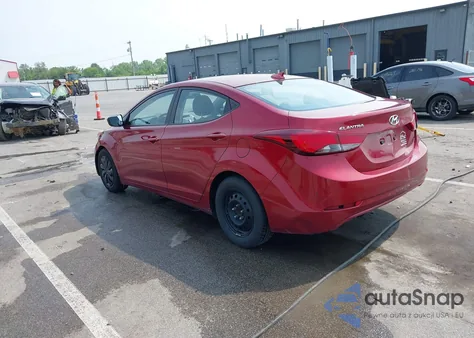 2016 Hyundai Elantra Se из США, поврежденный, VIN 5NPDH4AE6GH706687